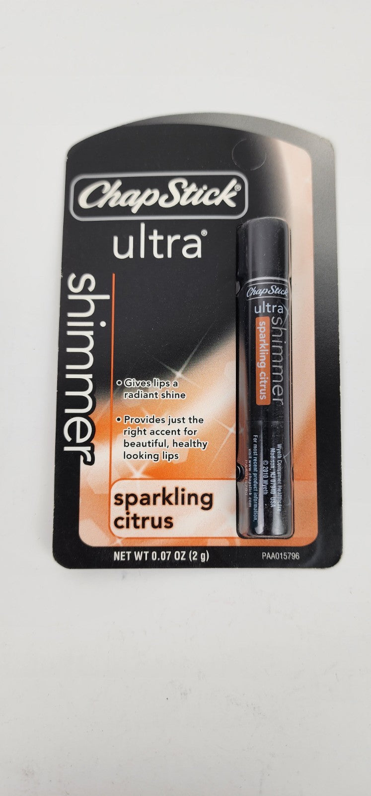 Chapstick Ultra Shimmer Sparkling Citrus Lip Balm - New In Package