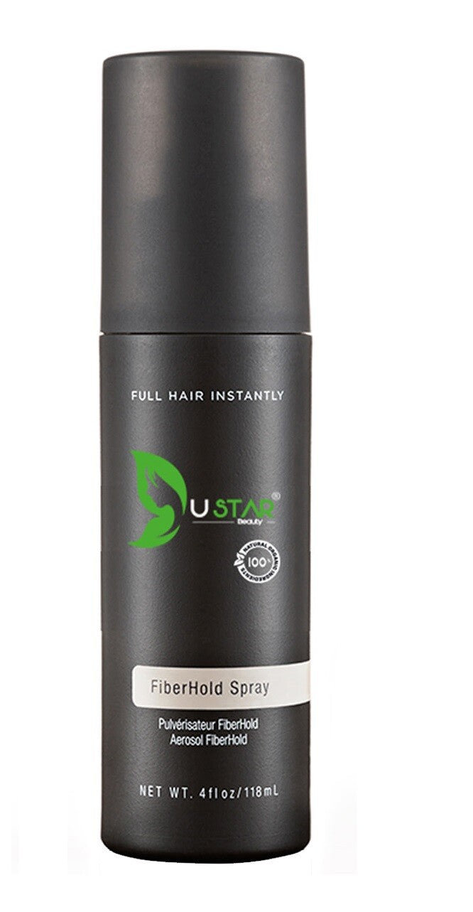 Hair Building Fibers 27.5g Medium Brown with Spray