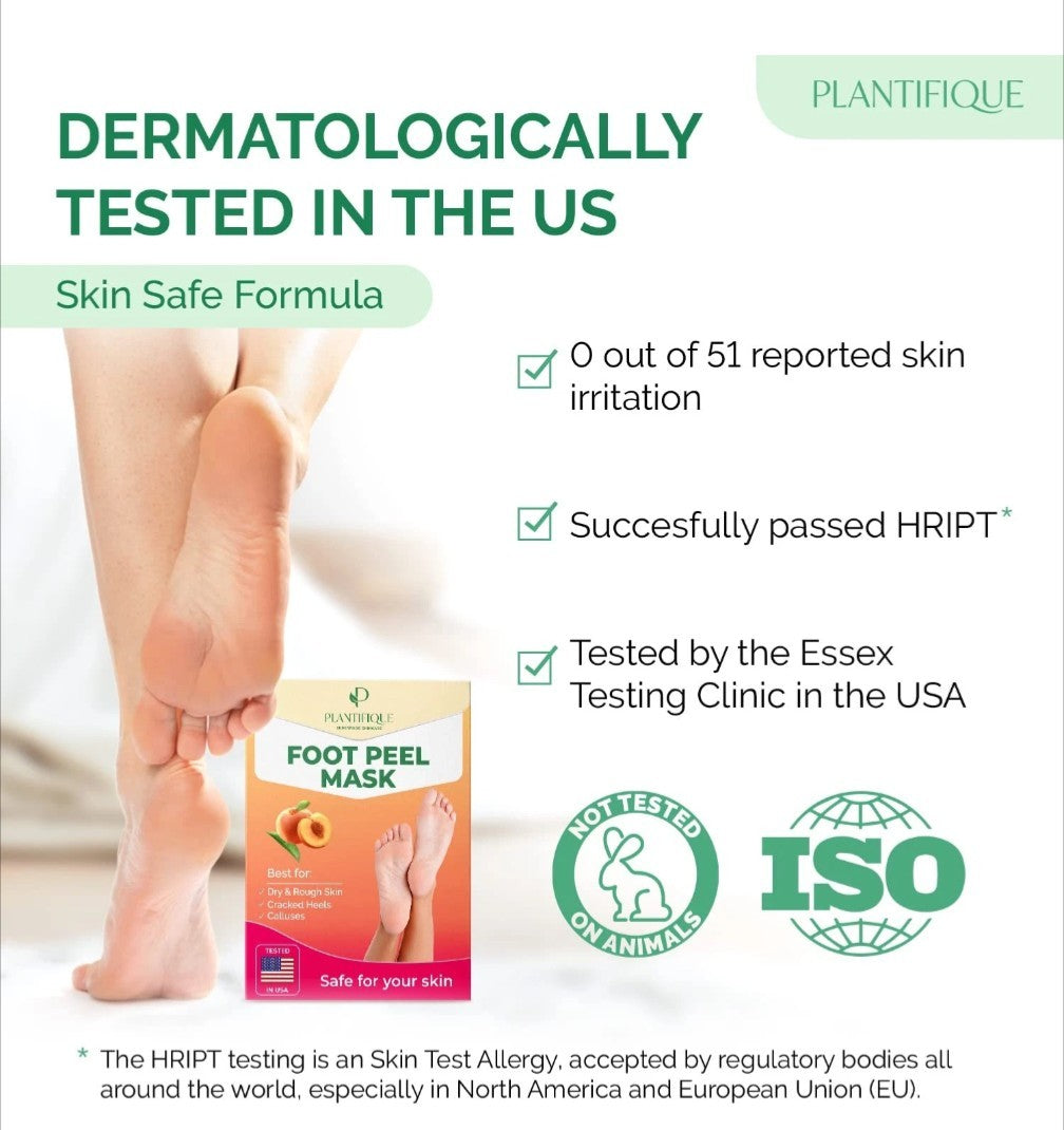 Foot Peeling Mask 2 Pack | Heel Repair & Dead Skin Remover