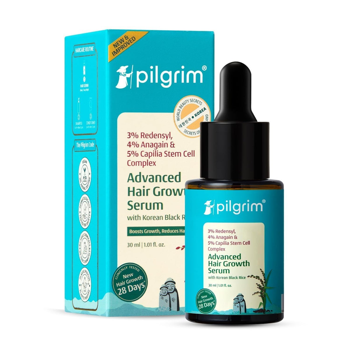 Revitalizing Hair Growth Serum with Redensyl - Thicker, Fuller in