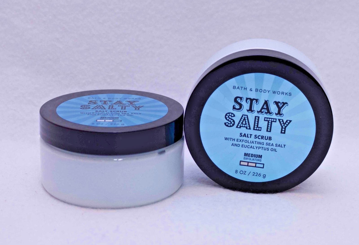 Bath & Body Works STAY SALTY Salt Scrub Exfoliating Sea Eucalyptus