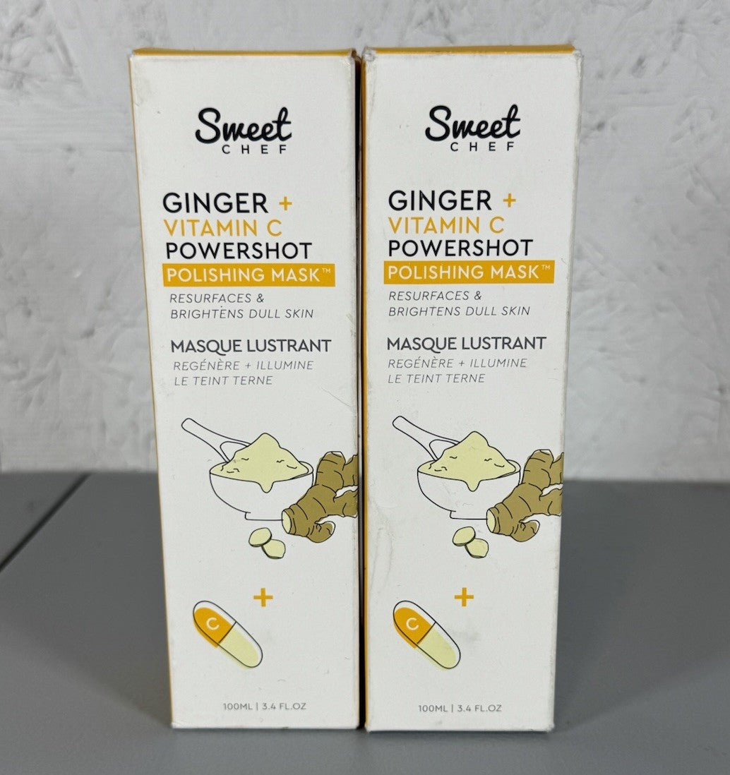 Ginger + Vitamin C Polishing Mask, 3.4 fl oz (Set of 2)