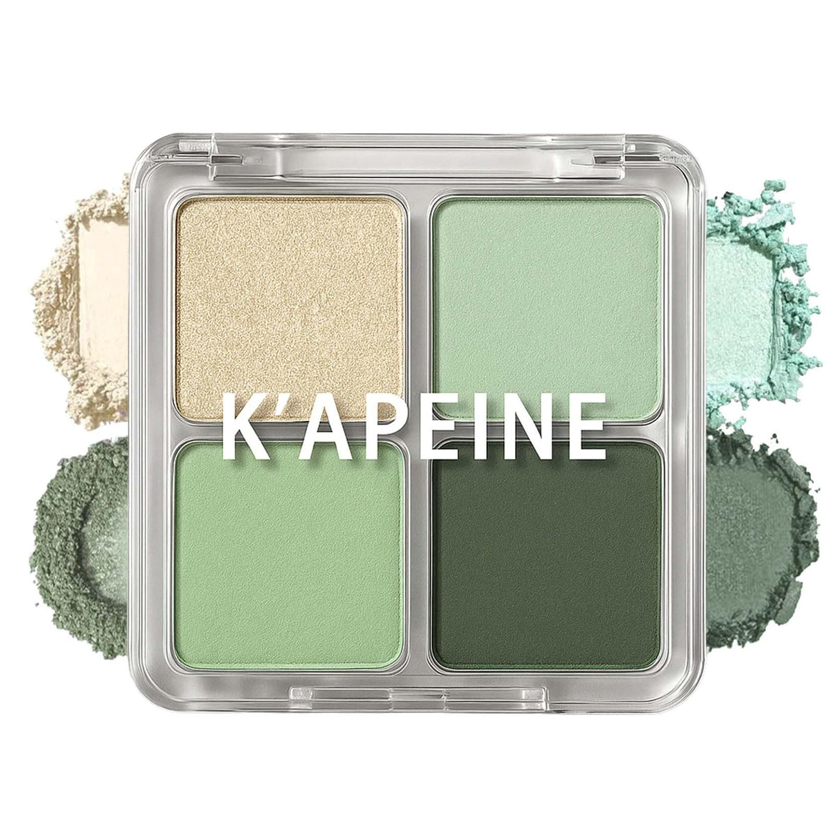 Green Eyeshadow Palette - Long-Lasting, Waterproof, Travel-Friendly