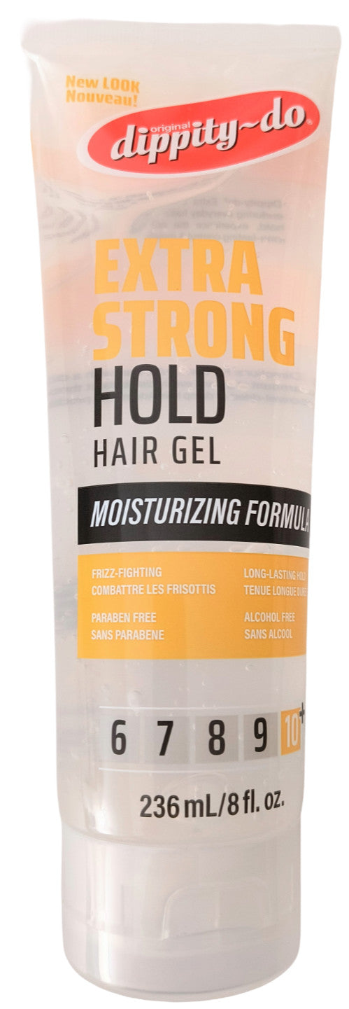 Extra Strong Hold Moisturizing Hair Gel - 8 fl oz Two Tubes
