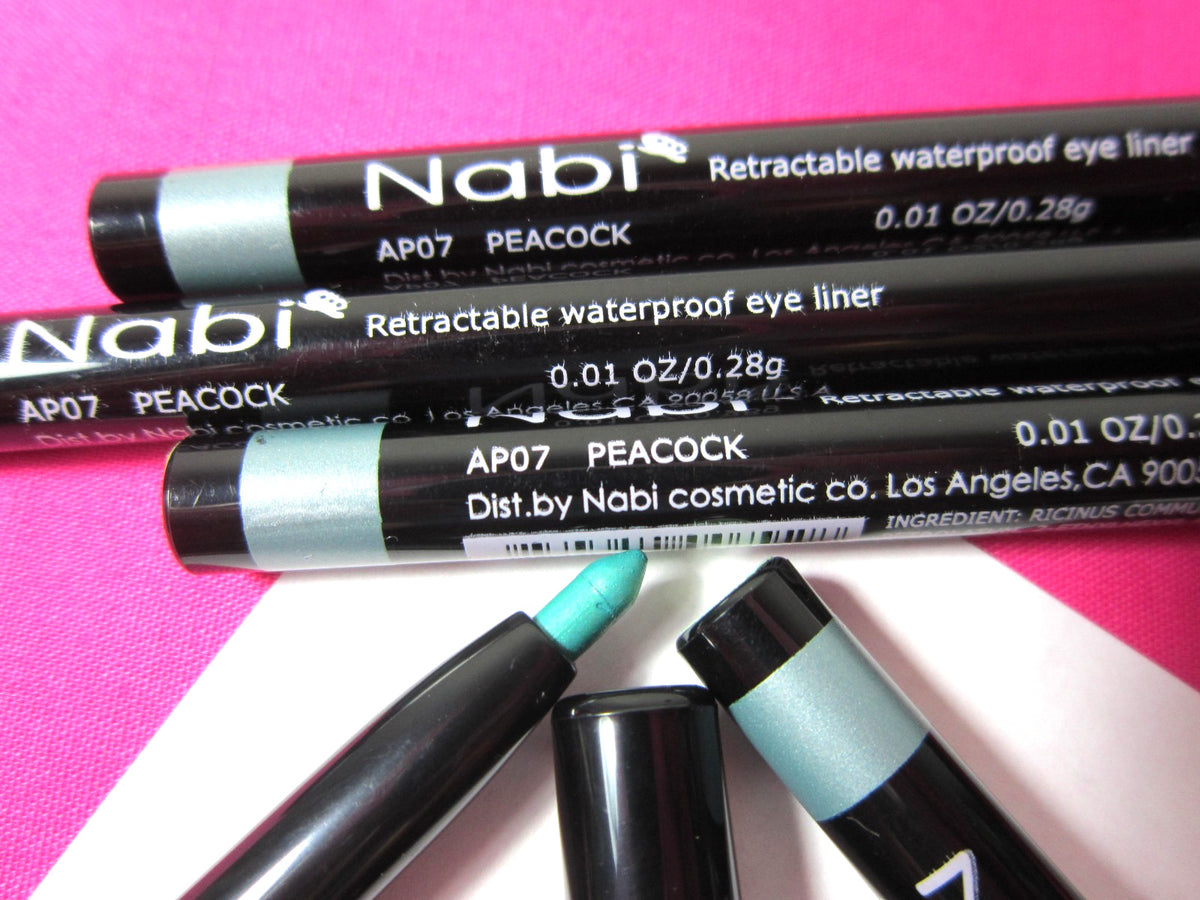 Retractable Waterproof Eyeliner Set - All Colors, 12pcs Lot, Safe & Smudge-Proof