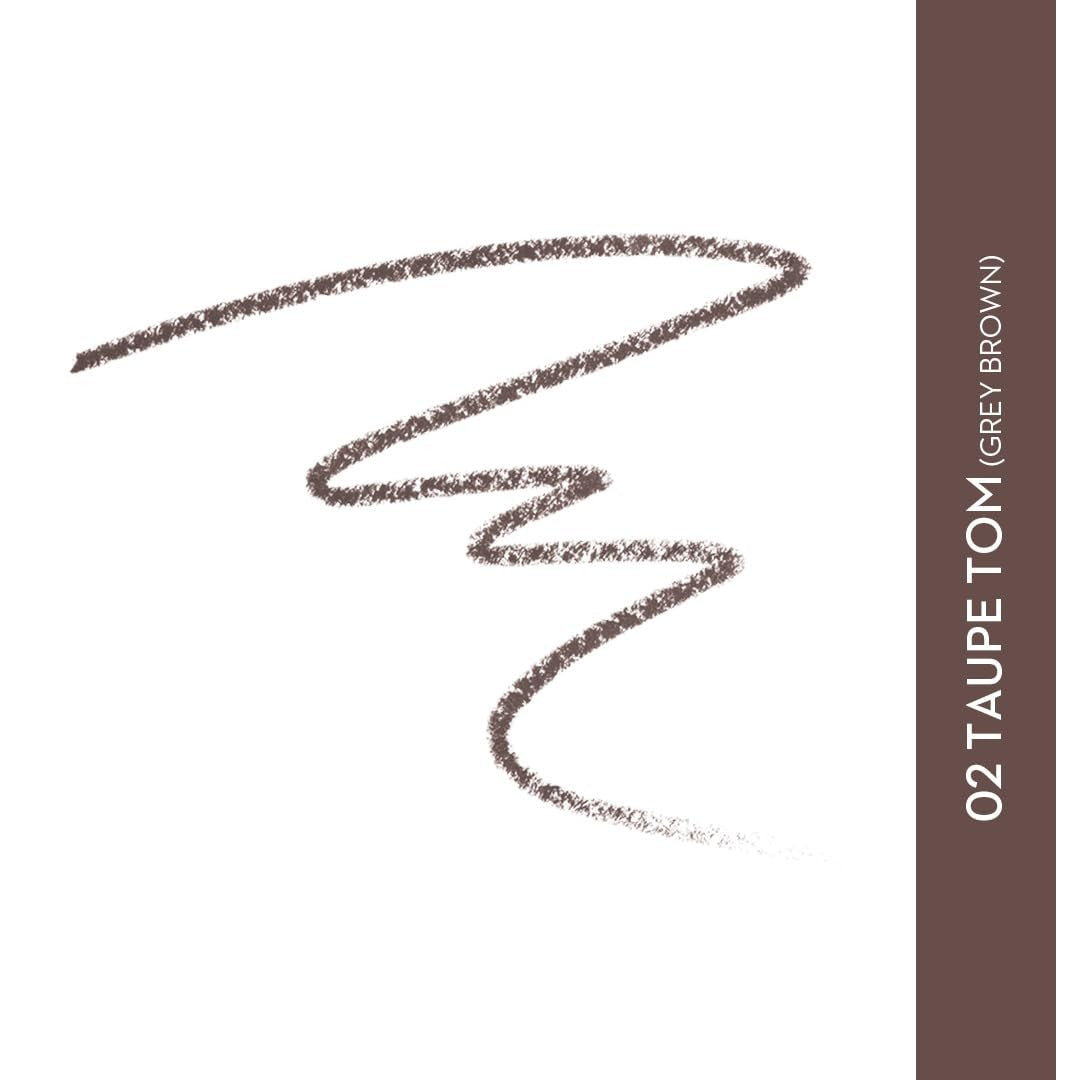 Eyebrow Pencil with Spoolie - Precise, Long-Lasting, Natural Finish