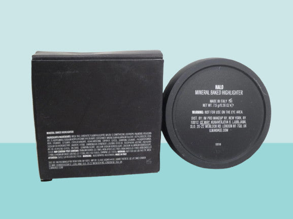 Mineral Baked Highlighter Halo Face Makeup Glow 0.26 oz Boxed