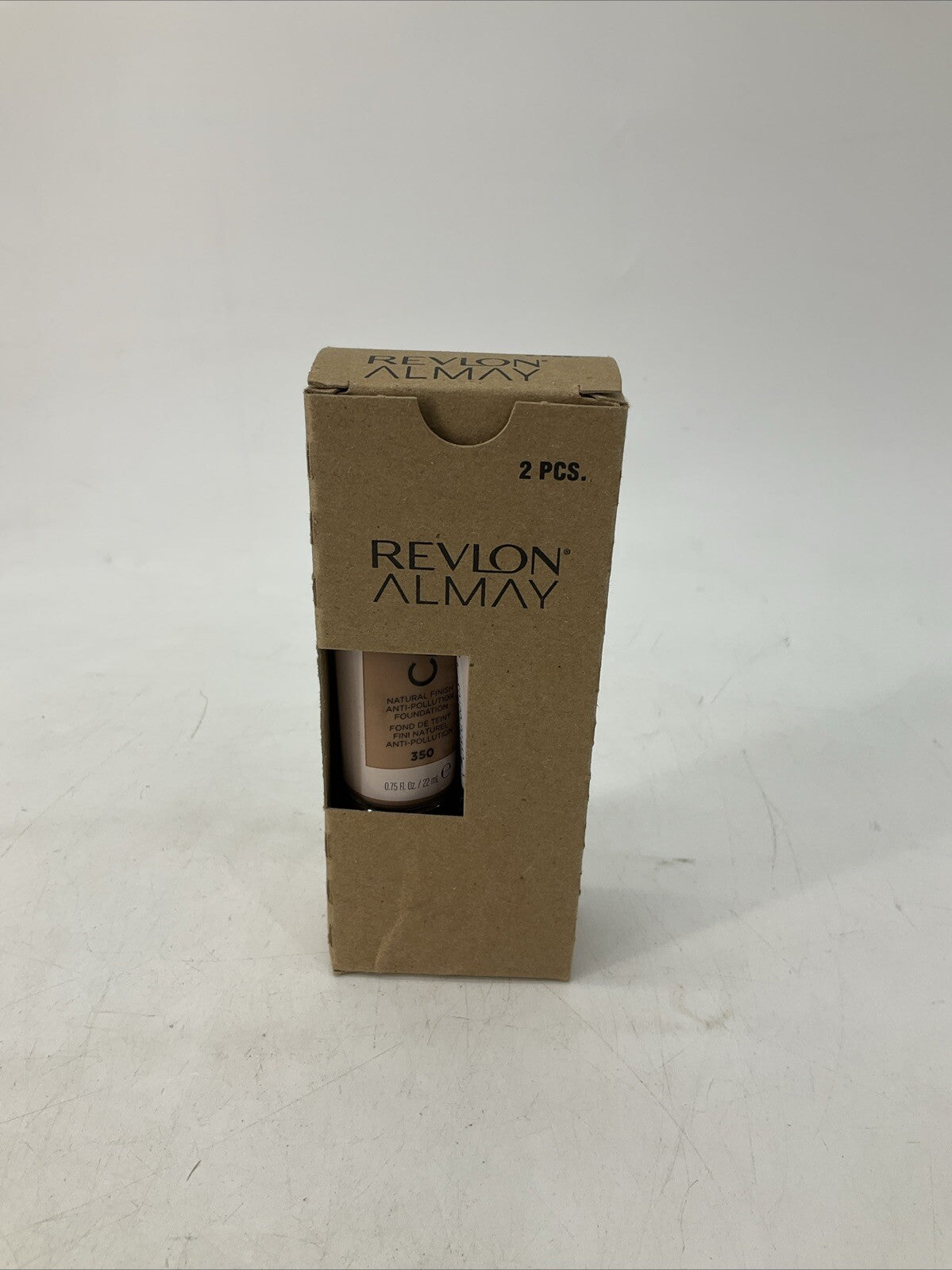2 Pack Revlon PhotoReady Candid Anti-Pollution Foundation #350 Tan 0.75oz - New