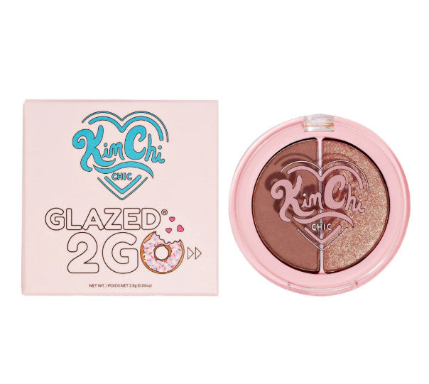 Pressed Pigment Duo Makeup Palette - Cruelty-Free, Travel Size