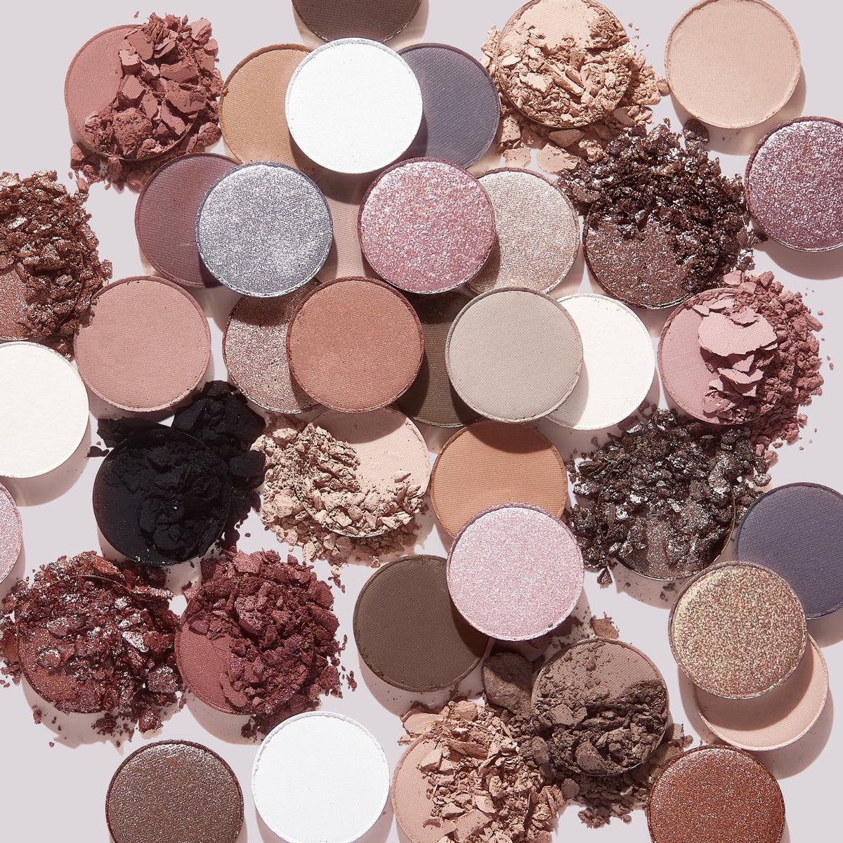 30 Shade Cool Tone Eyeshadow Palette - Matte & Metallic High Pigment
