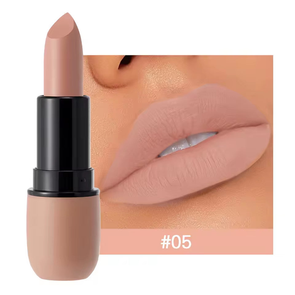 6-Color Matte Lipstick Set - Waterproof, Long-Lasting Velvet Lip Colors