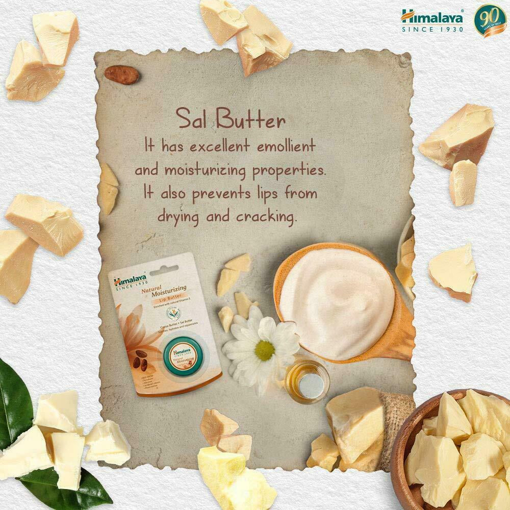 Herbal Moisturizing Lip Butter Set - 3 x 10g Lip Balm with Cocoa & Sal Butters