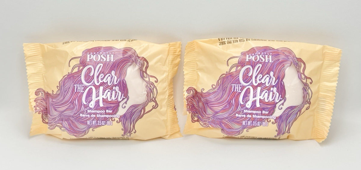 Hair Shampoo Bars 3.5 oz. Pack of 2 - Clear and Gentle Hair Care