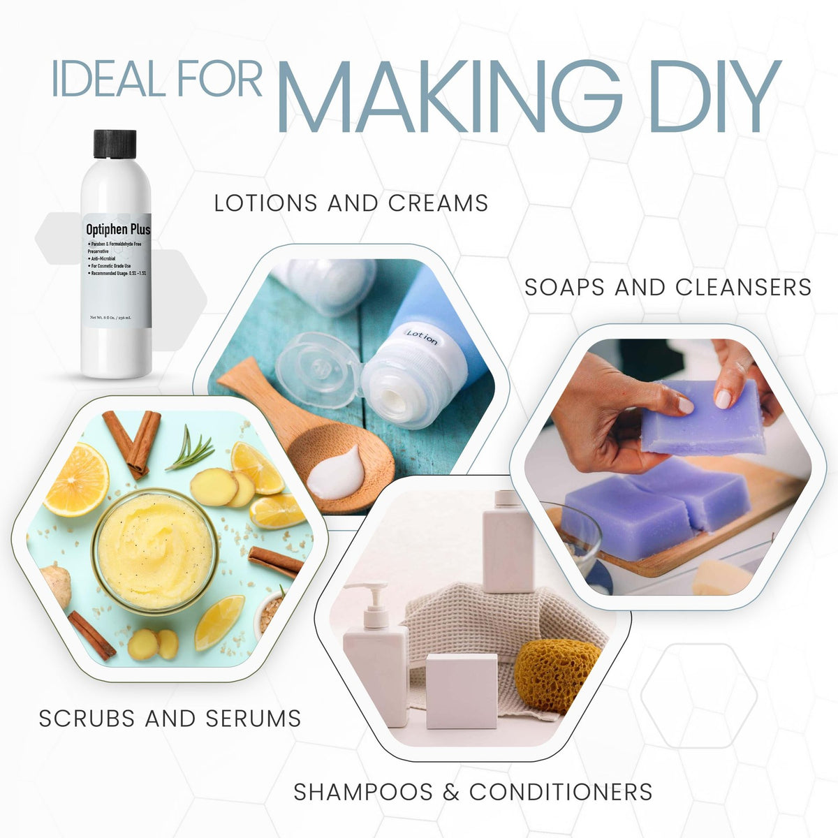 Cosmetic Preservative for Formulations - 8 Fl Oz, Hydrating & Suitable for Sensitive Skin