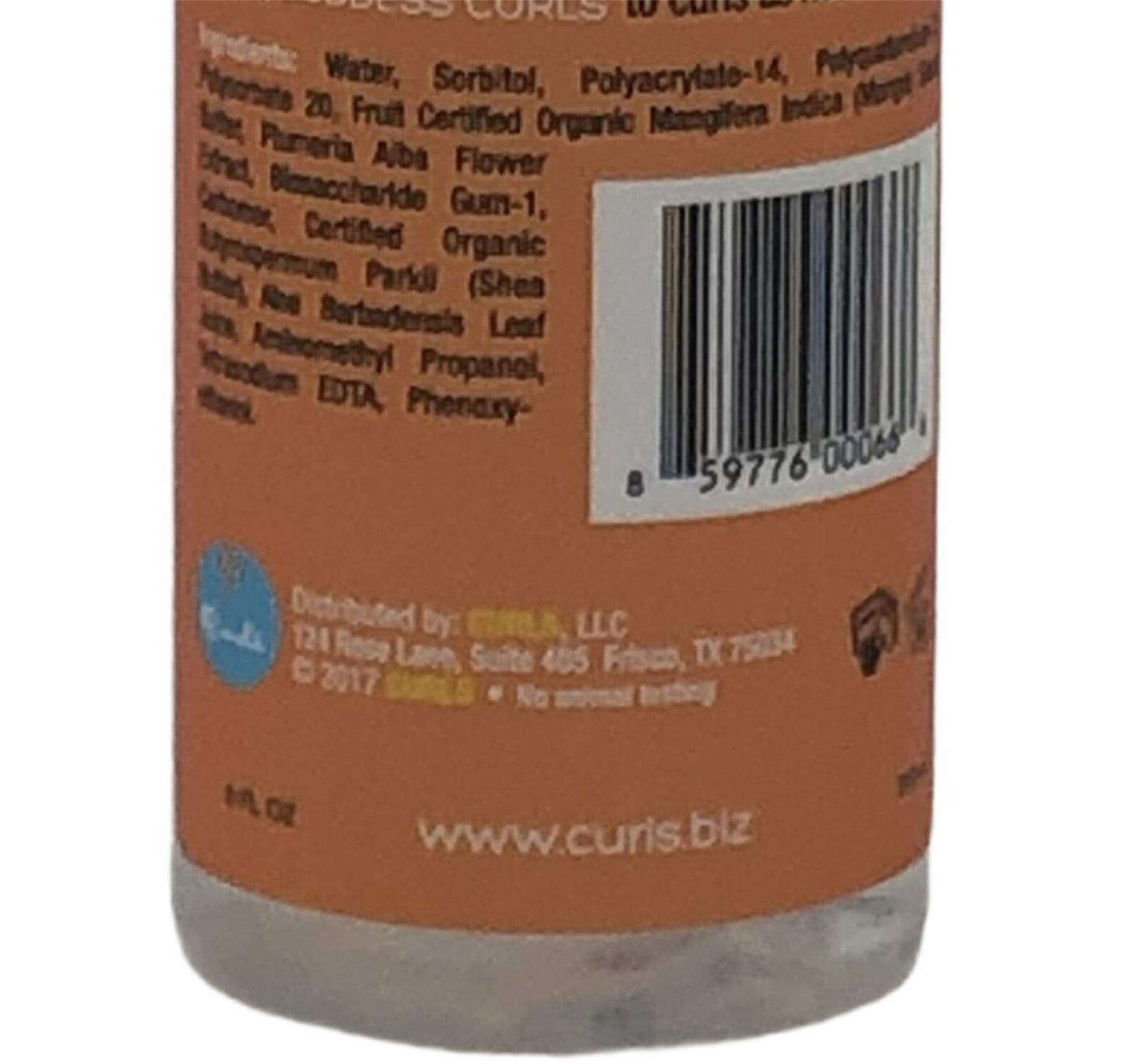 Botanical Curl Gel for Curly Hair - Mango Shea & Plumeria - 8 oz 2 Pack