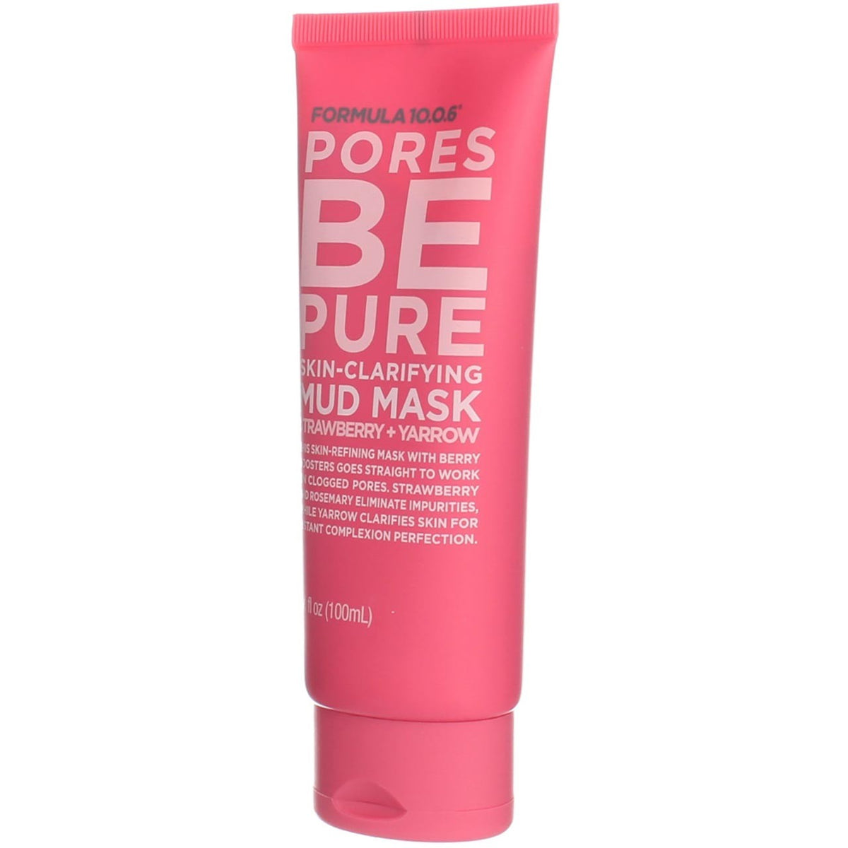 Skin Clarifying Mud Mask with Strawberry & Yarrow for Oily Skin - 3 oz
