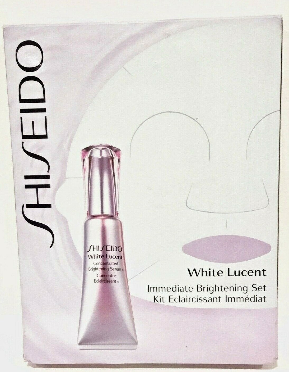 White Lucent Brightening Serum & Mask Set - 15ml + 3 Sheets