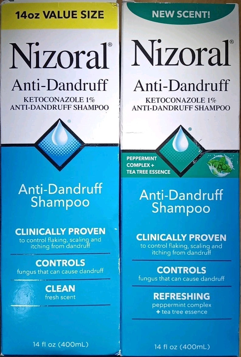 Nizoral Anti-Dandruff Shampoo 1% Mint Complex, 14oz