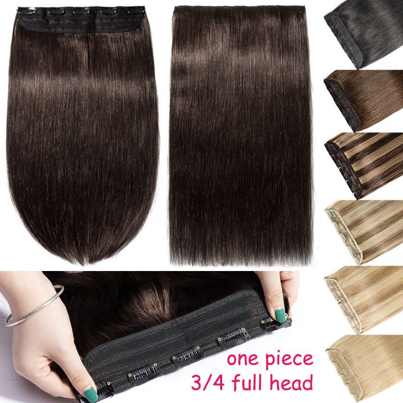 Remy Human Hair Clip-In Extensions - Full Head Thick 24 Inch Variety