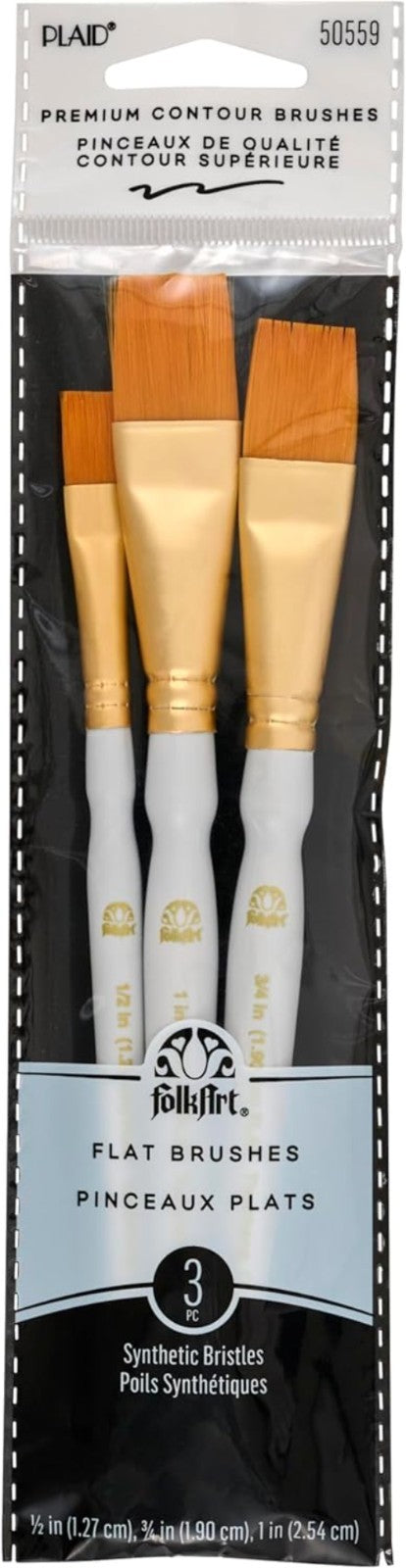 Artist-Quality Paint Brush Set with Flagged Bristles - Precision Art Tools