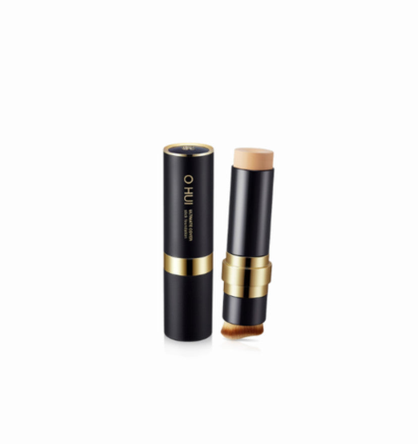 SPF50+ Cover Stick Foundation with Brush - Milky Beige, 15g