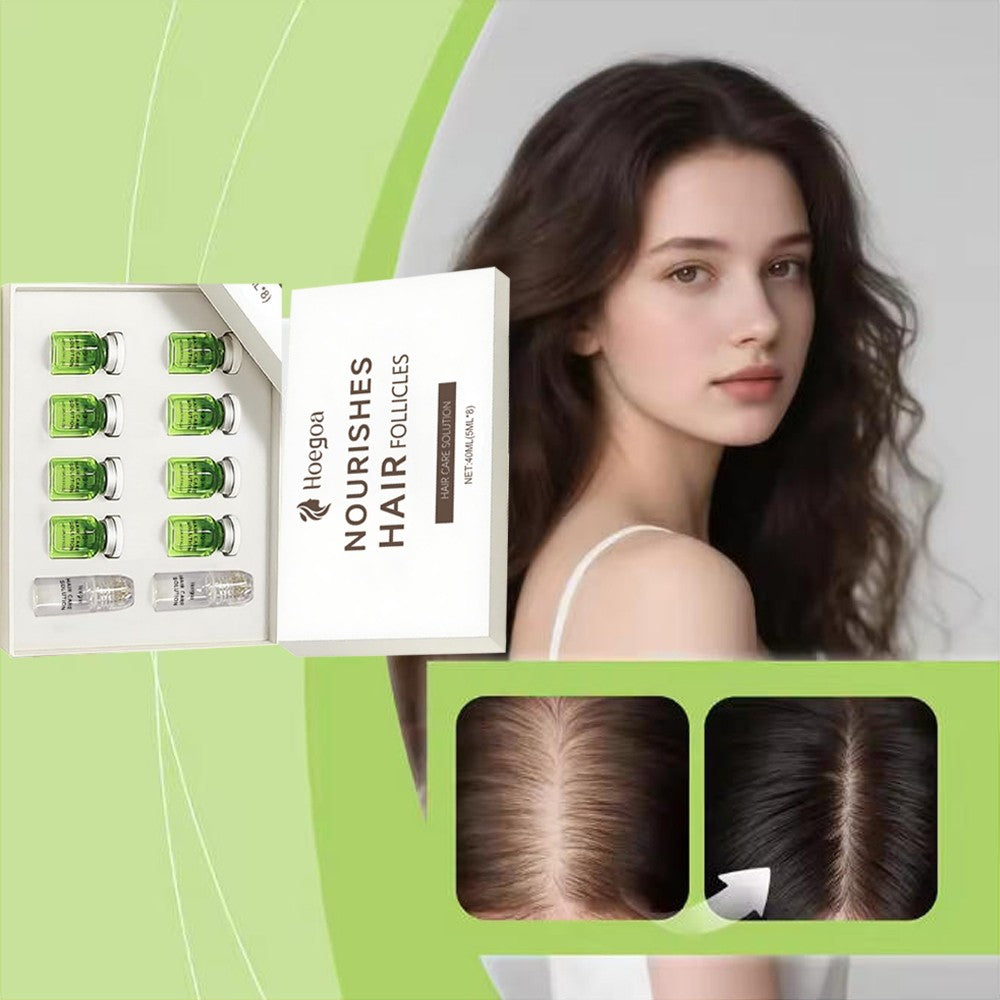Hair Growth Serum with Microneedle Roller - 8 x 5ml
