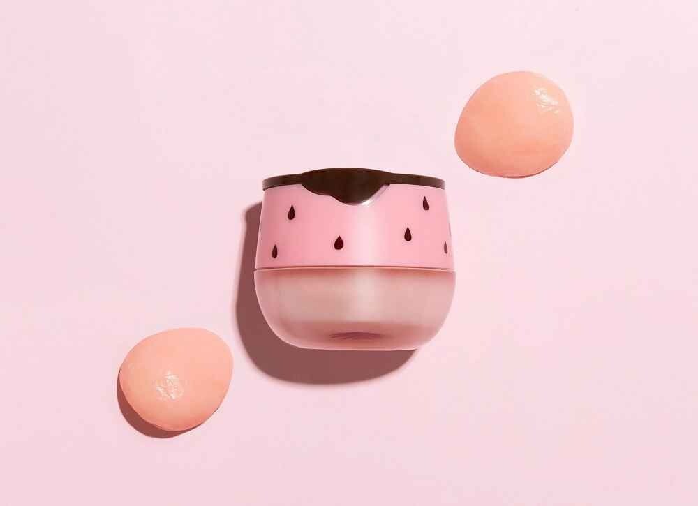 Bee Balm Lip Mask with Honey & Strawberry Extract - Nourishing Lip Care
