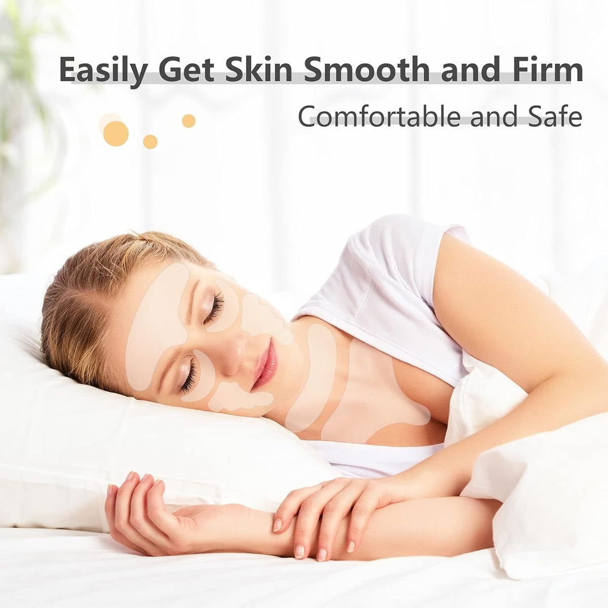 32 Pcs Reusable Silicone Face Mask & Anti-Wrinkle Patch Set