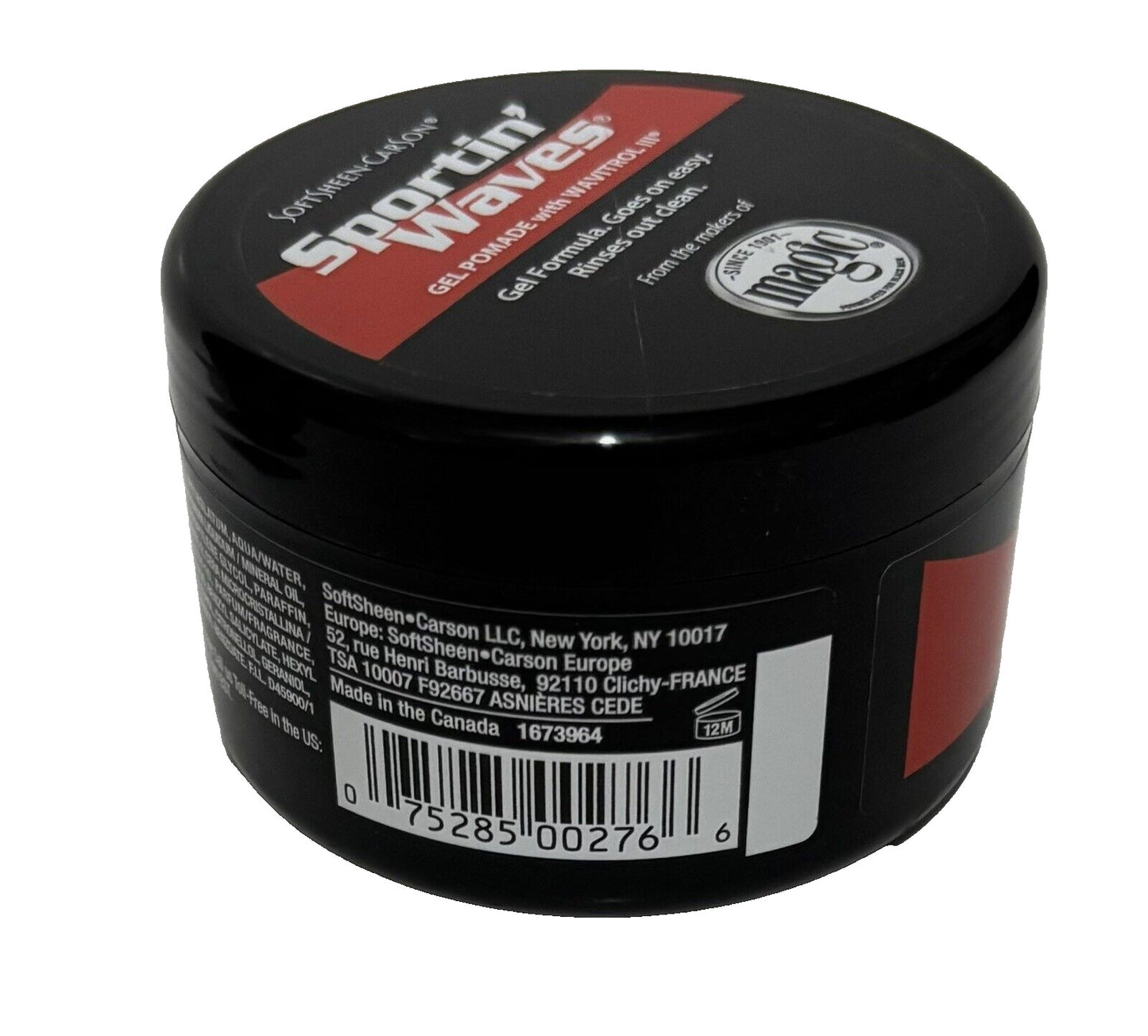 Lot of 2 Sportin' Waves Gel Pomade with Wavitrol III - 3.5 oz