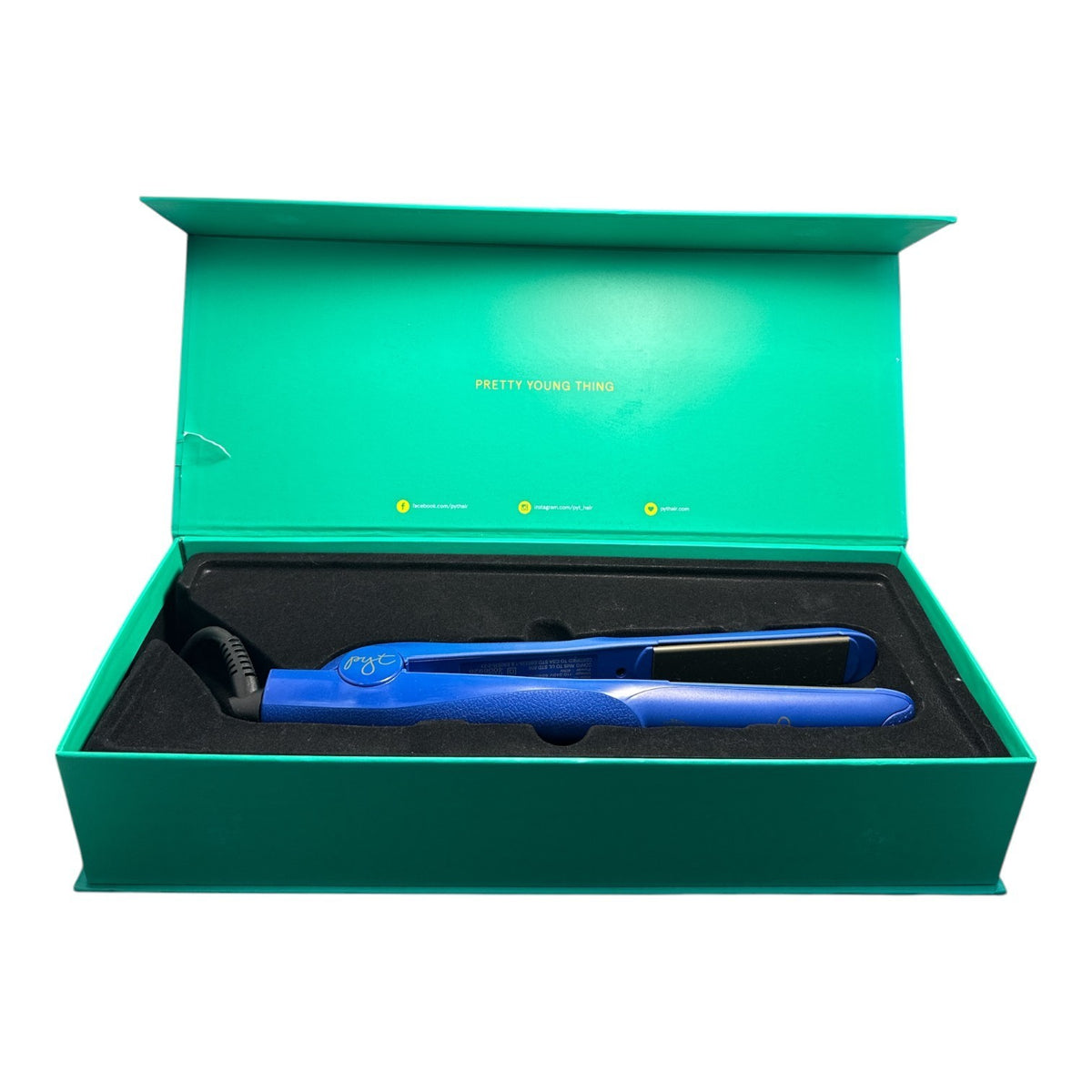 PYT Chase Your Dreams Zero Frizz Digital Styler - Blue