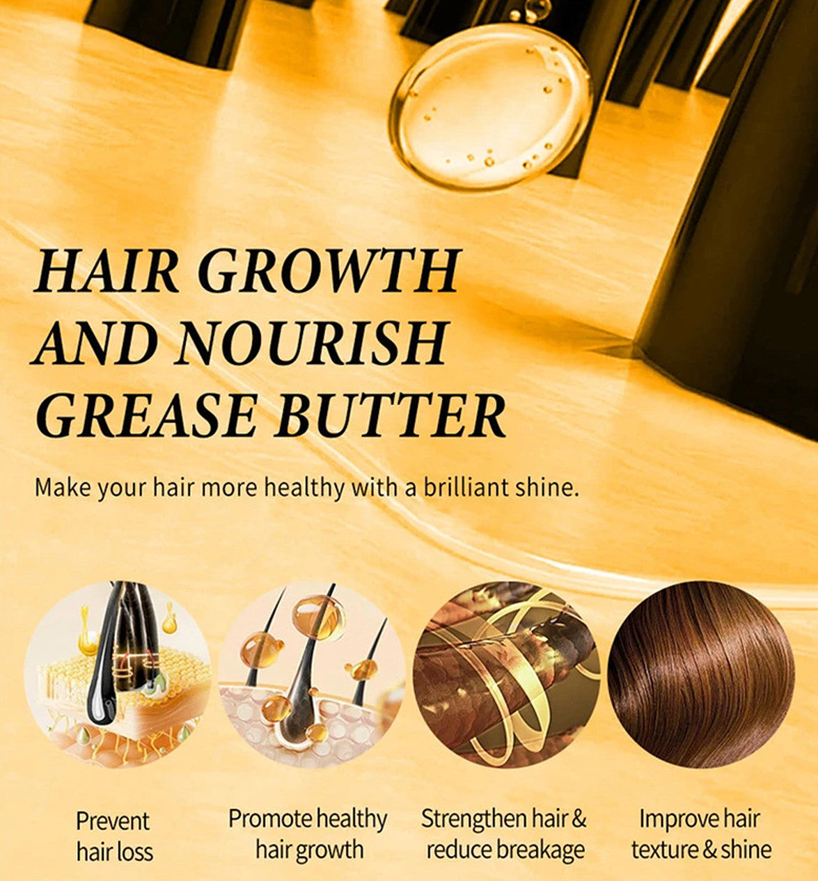 Disaar Beauty Batana Rosemary Shea Butter Hair Anti-Frizz Smooth 100ml