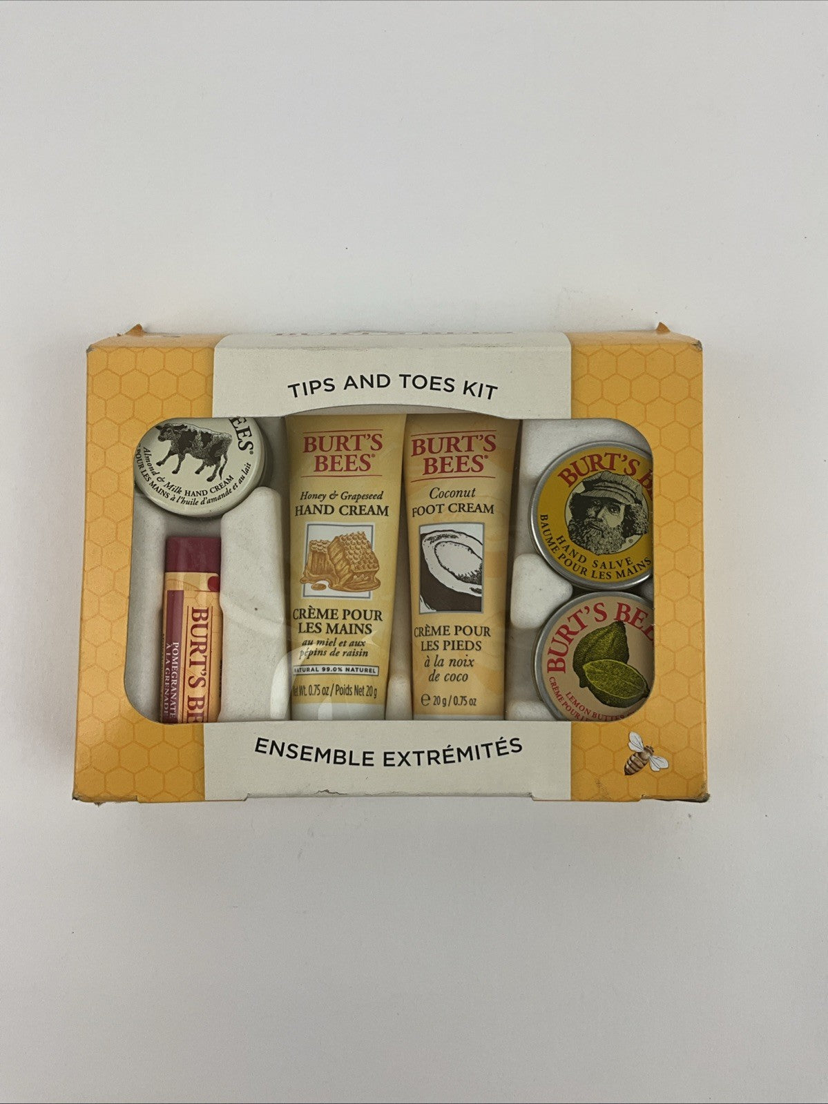 Moisturizing Tips and Toes Kit with Pomegranate Chapstick - Burt's Bees