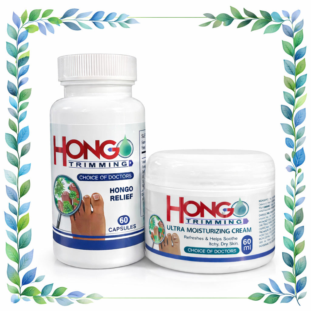 Anti-Fungal Nail Care Kit with Capsules and Moisturizing Cream