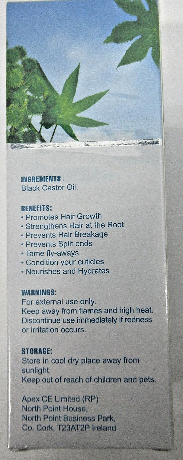 Jamaican Black Castor Oil 4-Pack Organic Pure Hair & Skin Oil