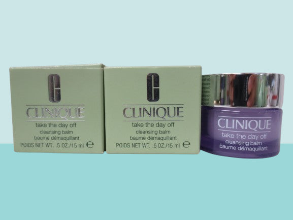 Clinique Take The Day Off Cleansing Balm 0.5 oz - Pack of 2, Gentle Makeup Remover