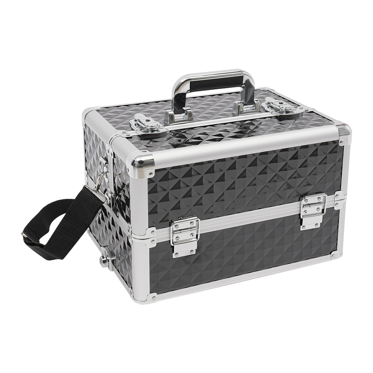 Rolling Makeup Case with Large Capacity & Multi-Tier Storage – Travel Cosmetic Trolley
