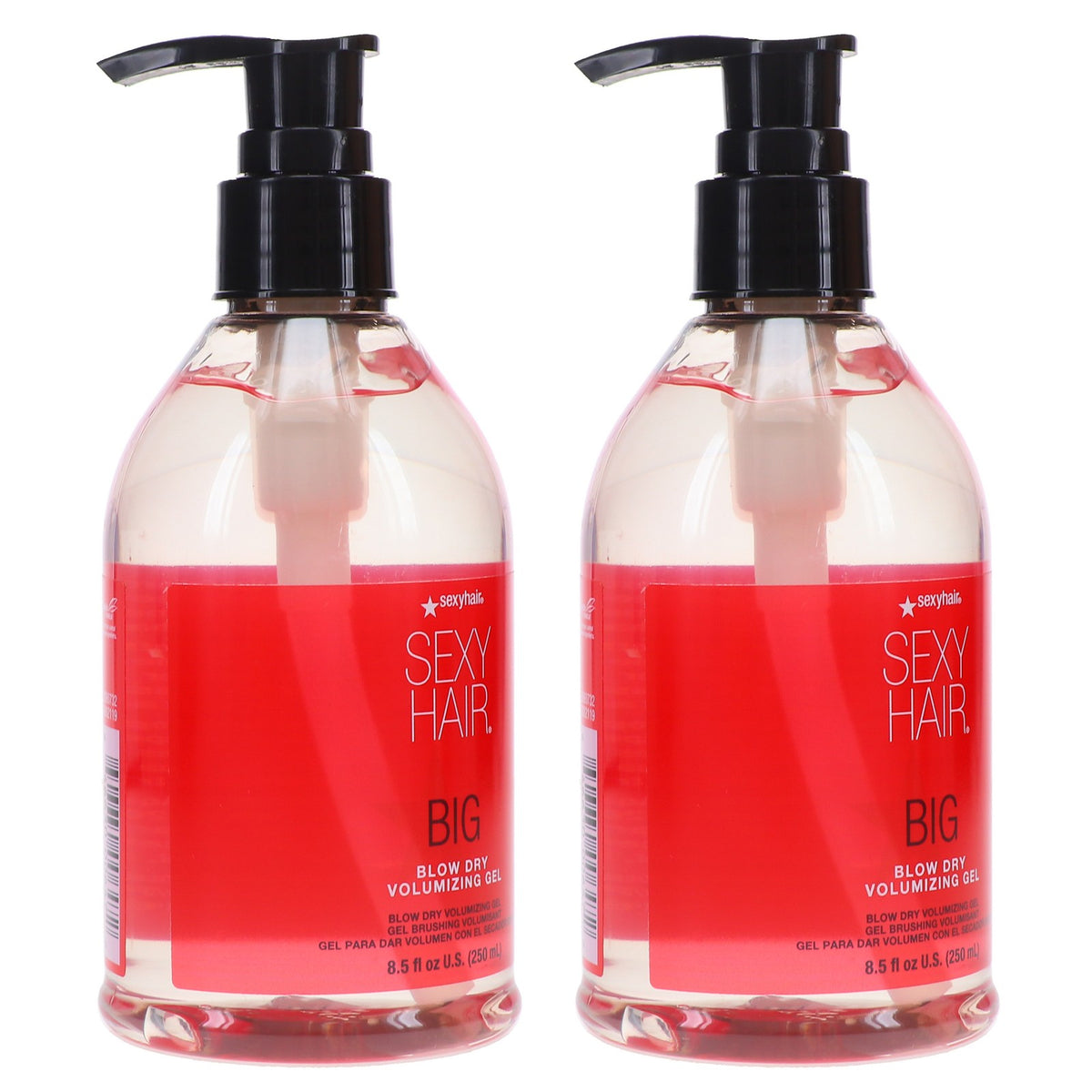 Volumizing Hair Gel 8.5 oz - Pack of 2 for Thick, Full Locks