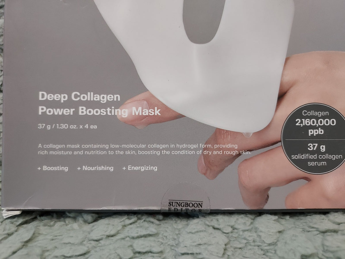 Deep Collagen Power Boosting Mask - 4 Pack