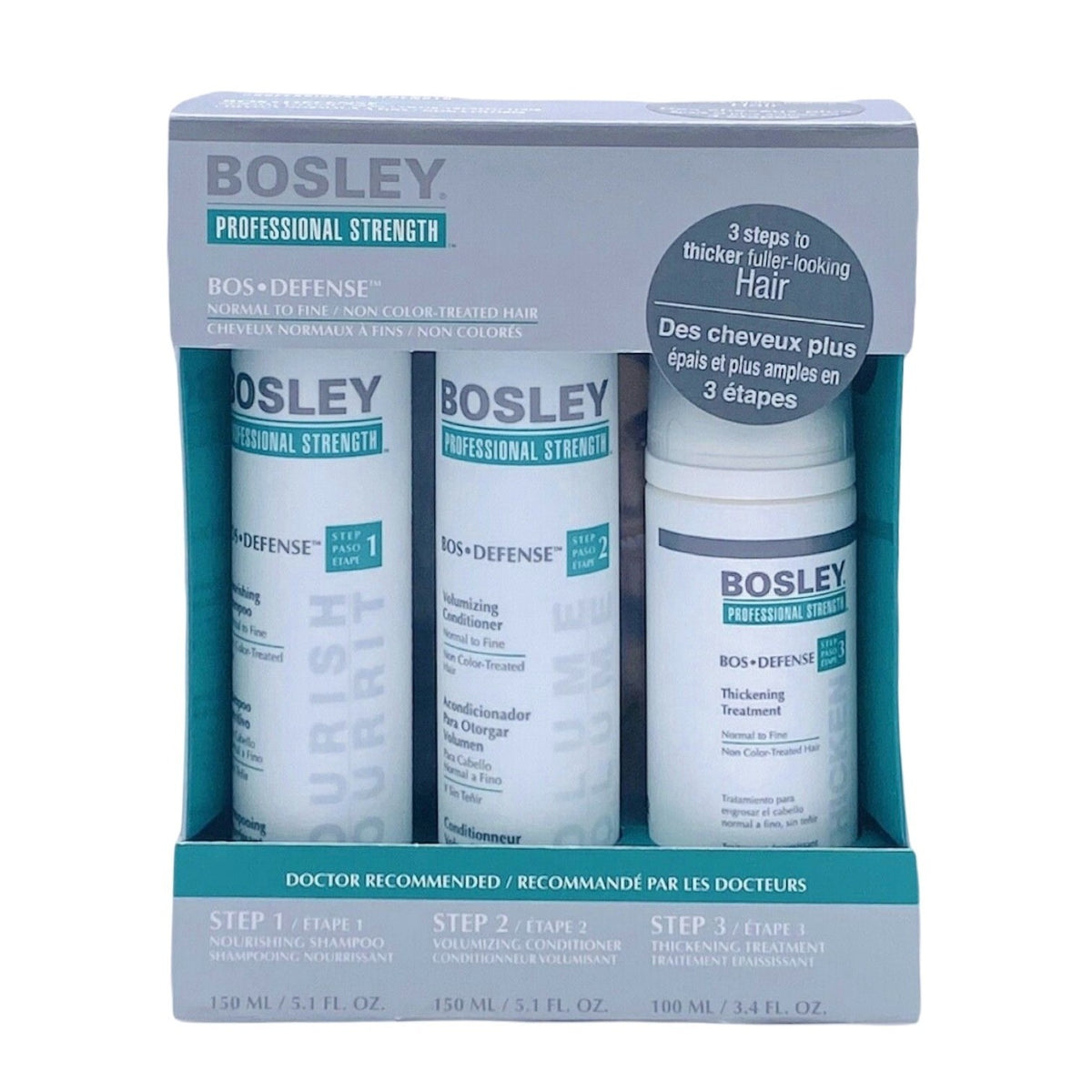 Bosley BosDefense 30-Day Hair Thickening Starter Kit