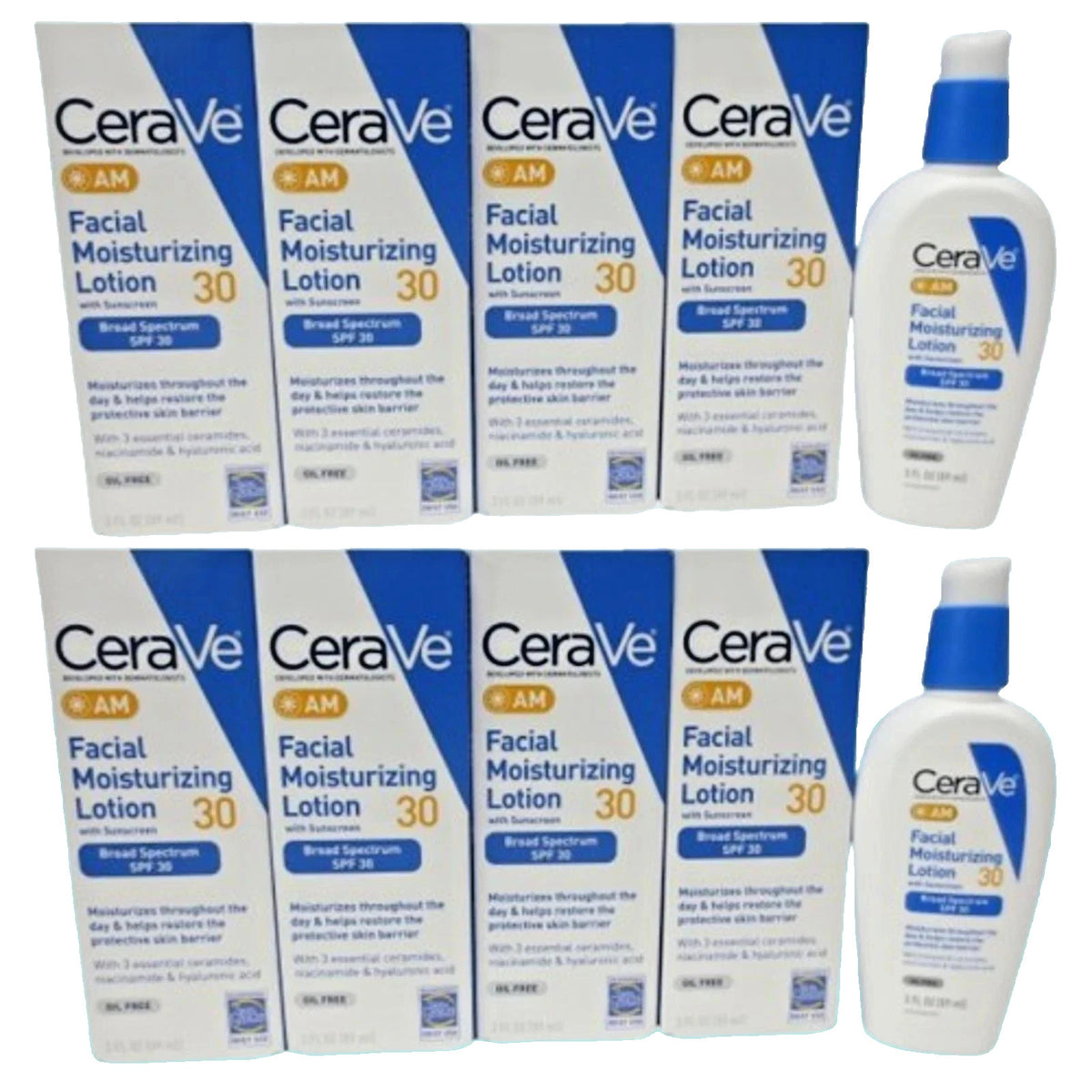 AM Facial Moisturizing Lotion with Sunscreen SPF 30 - 3 oz