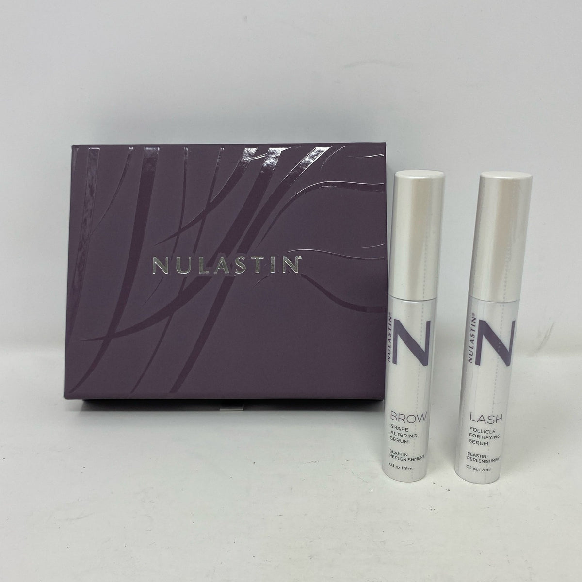 Lash & Brow Serum Dual System - Clear 0.1 Fl Oz Each - Enhances Fuller Lashes & Brows