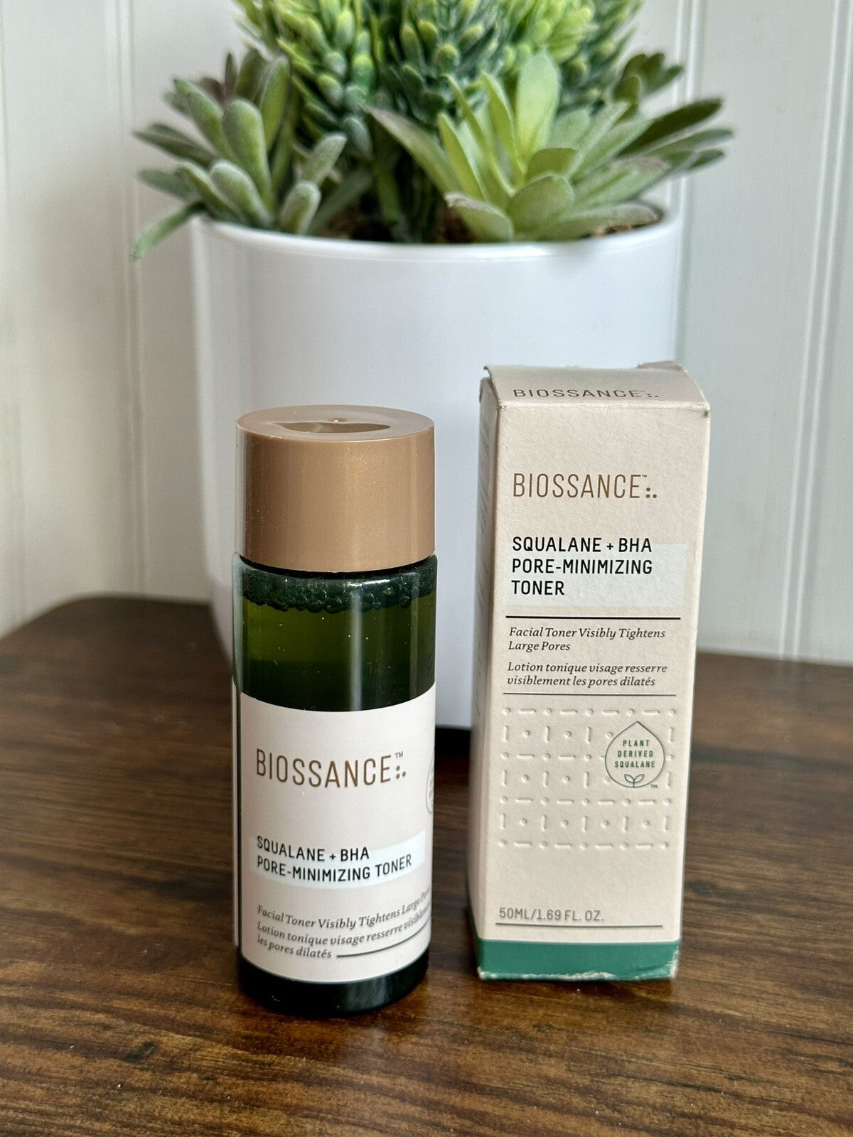 Pore-Minimizing Facial Toner with Squalane and BHA - 1.69oz for Clear Skin