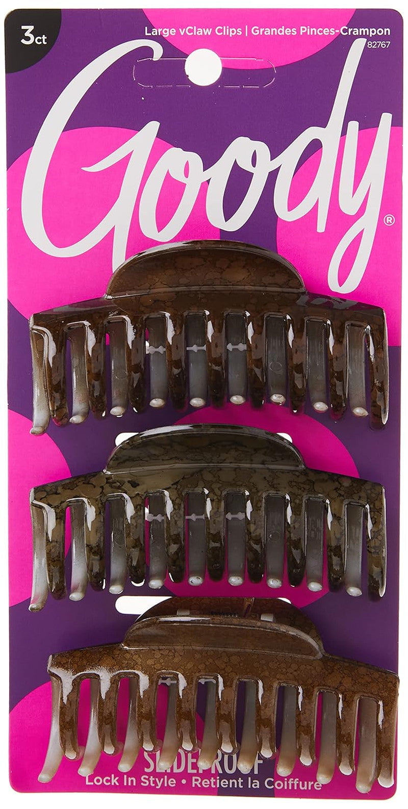 Goody Large Claw Clips 3 Ea