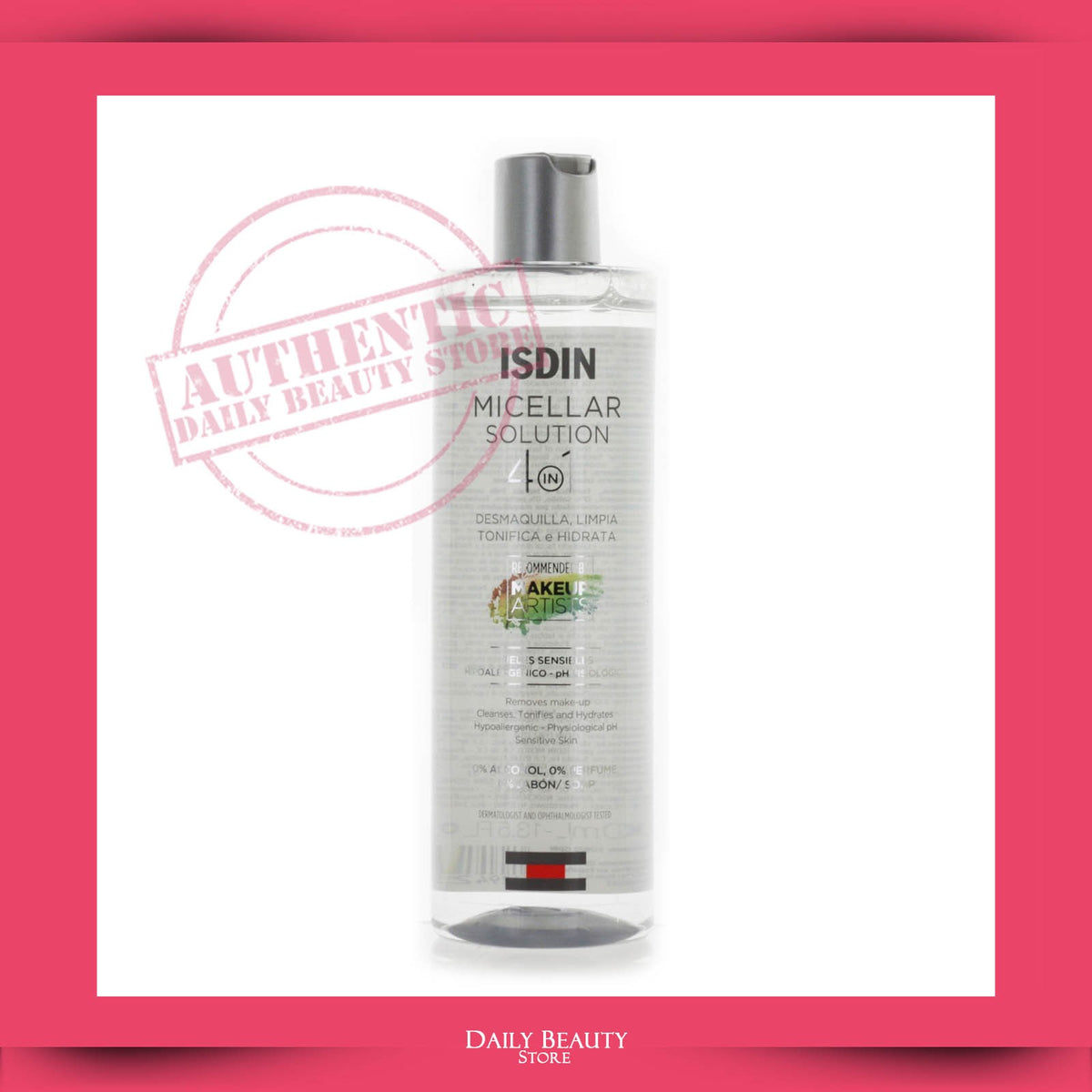 Isdin Micellar Solution 4 in 1 Makeup Remover 400ml