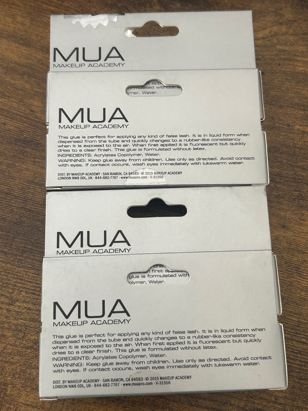 False Eyelash Adhesive 4 Pack Clear Latex-Free Lash Glue for Natural Look