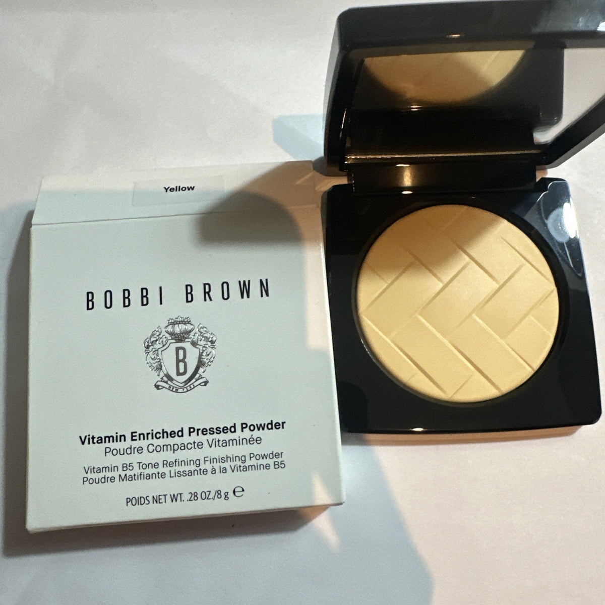 Vitamin Enriched Pressed Face Powder - Yellow Shade, Full Size 0.27oz