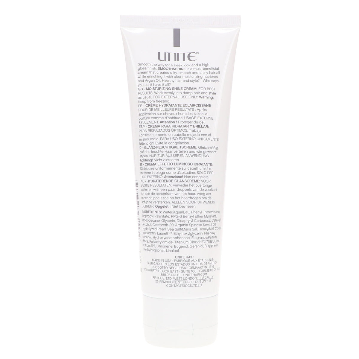 Hair Styling Cream with Argan Oil & Pearl Powder - Smooth & Shine 3.5 oz