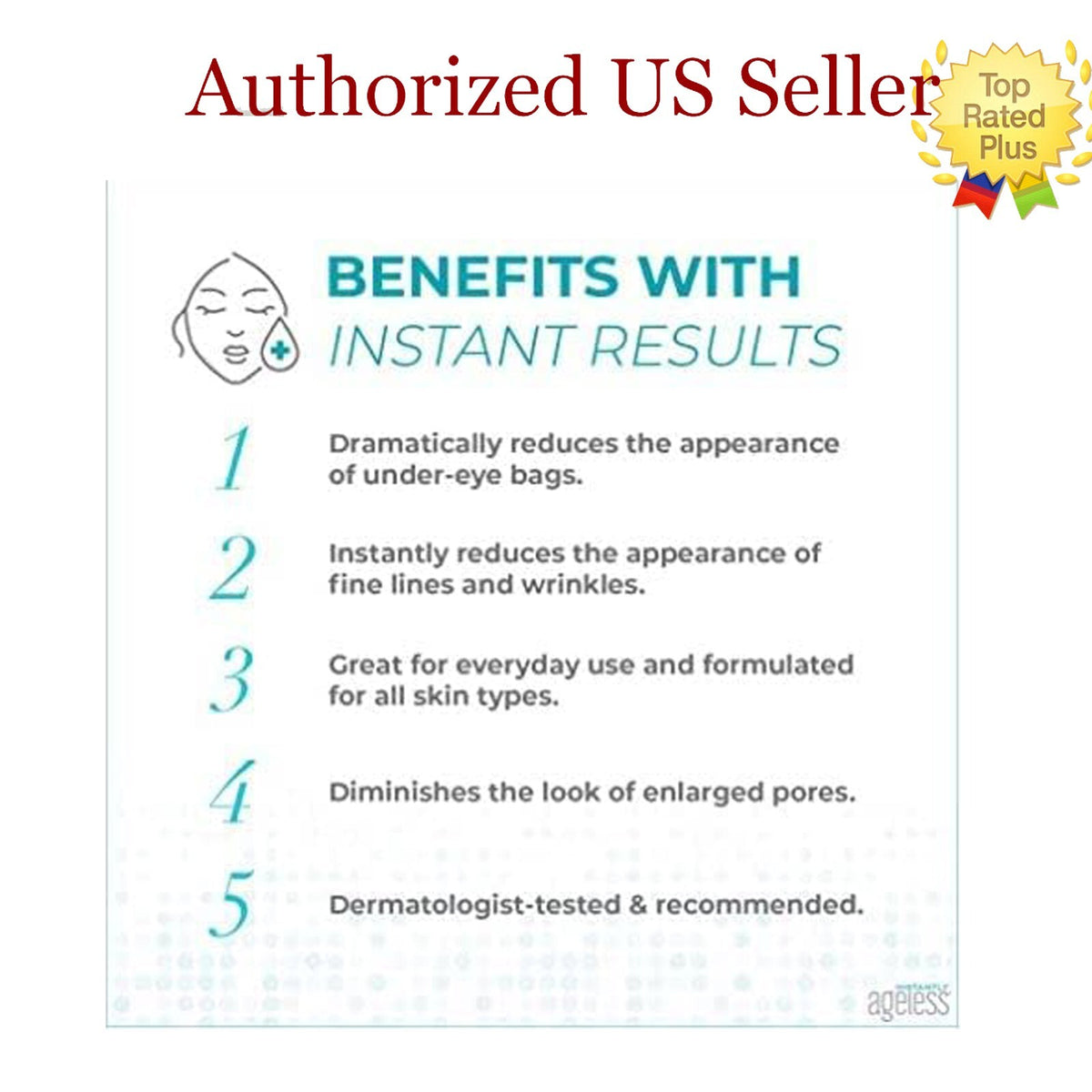 Instantly Ageless Wrinkle Remover & Eye Mask Vial Set - 25 Pack