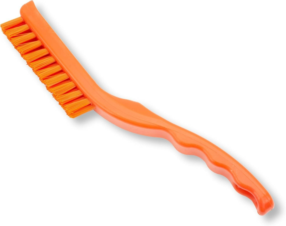 Color-Coded Orange Detail Brush for Kitchen & Bathroom Cleaning