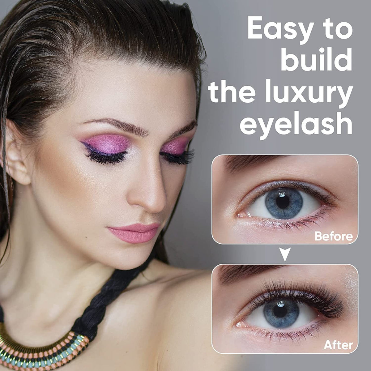 Reusable Self-Adhesive 3D Mink False Eyelashes - Natural, Long, Thick Styles